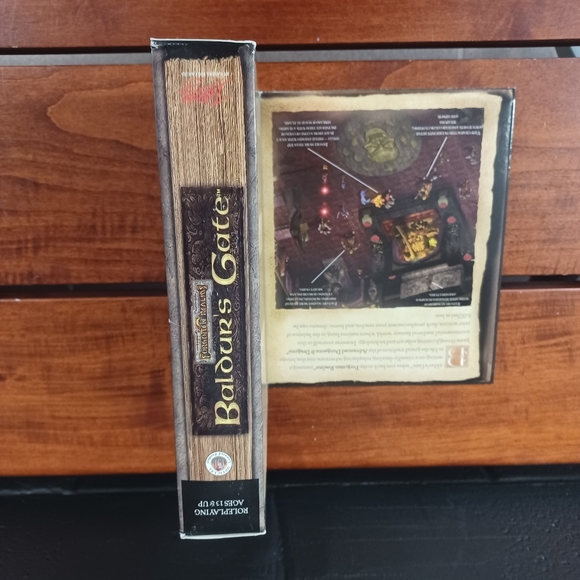 Baldur's Gate 1998 PC Big Box Includes Original Box, Map, 5 Disc CDs, Inserts - Picture 7 of 11